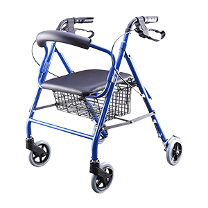 Andadera Rollator Azul con Canastilla